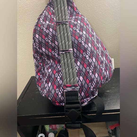 KAVU Women's Rope Pack pink Diamond print Sling pack Backpack - Picture 7 of 11